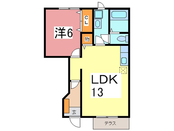 フロンティア　Ⅰの物件間取画像